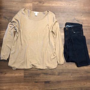 H&M camel sweater